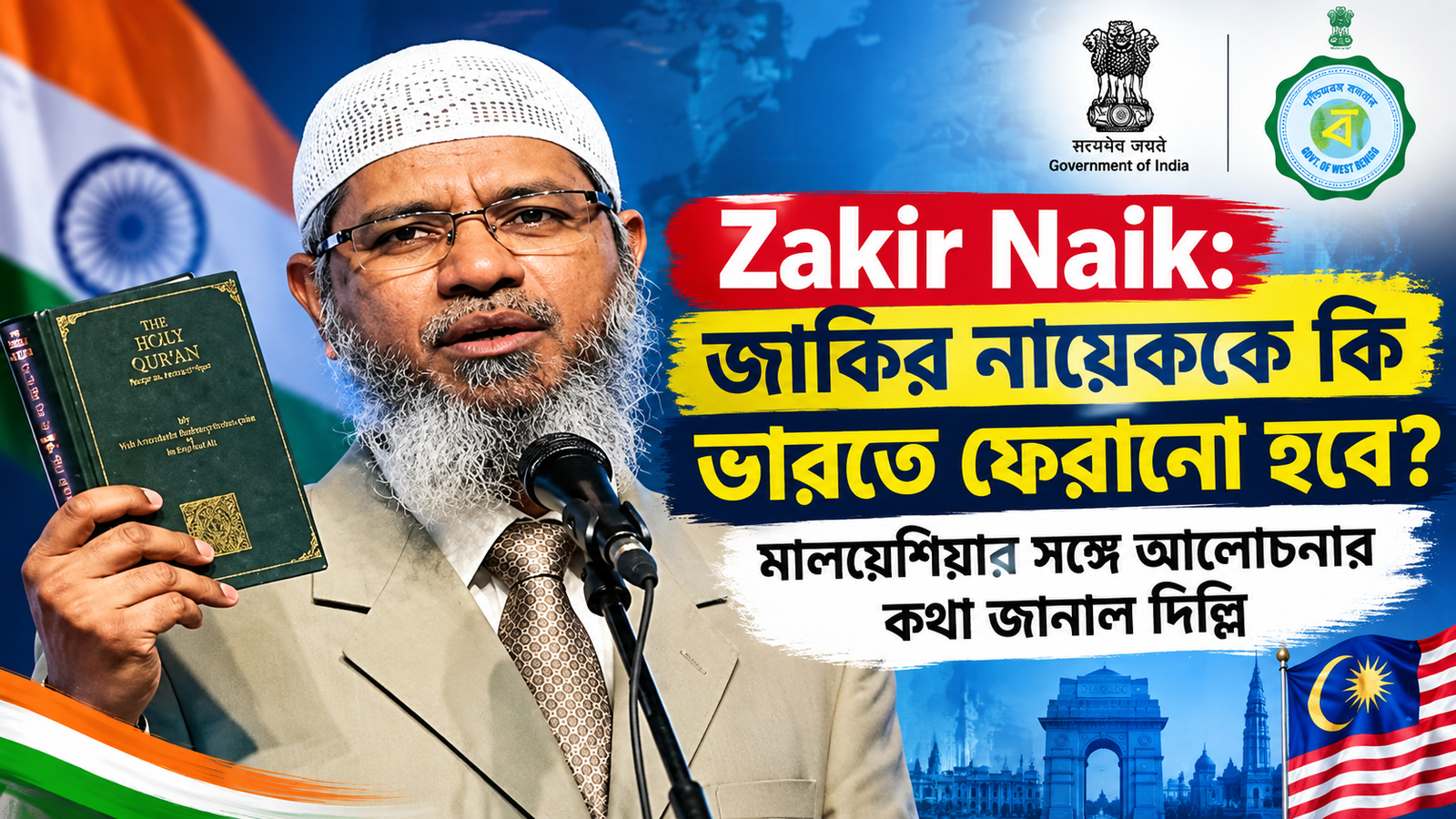 Zakir Naik: জাকির নায়েককে কি ভারতে ফেরানো হবে? মালয়েশিয়ার সঙ্গে প্রত্যর্পণ নিয়ে কী আলোচনা চলছে, জানুন বিস্তারিত